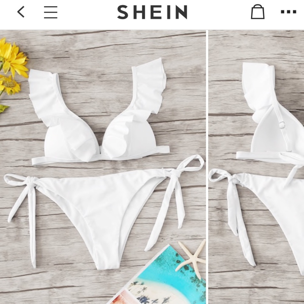 White bikini